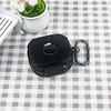 For  Powerbeats Fit BT Earphone Protective Cover with Bracket & Metal Carabiner Shockproof TPU Protective Sleeve Anti-Scratch Dustproof BT Earbuds Case for Outdoor Travel Camping