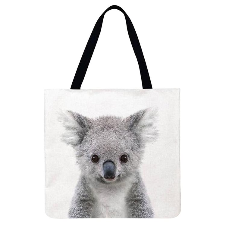 Cute Animal - Linen Tote Bag