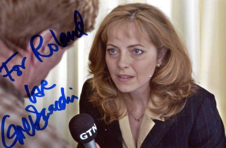 ACTRESS Greta Scacchi EMMY AWARD autograph, In-Person signed Photo Poster painting