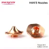 Han's High Speed Laser Nozzles SP Single Layer Dia.28mm H15 M11 for Precitec Hans Fiber Cutting Machine Head Parts AAA Copper
