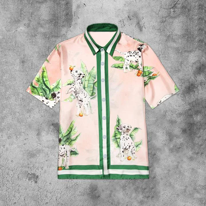 Loveciss®/ Fashion Cartoon Printed Casual  Short Sleeve Shirts