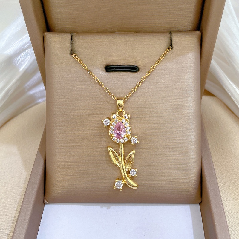 Moon Geometric Stainless Steel Stainless Steel Necklaces