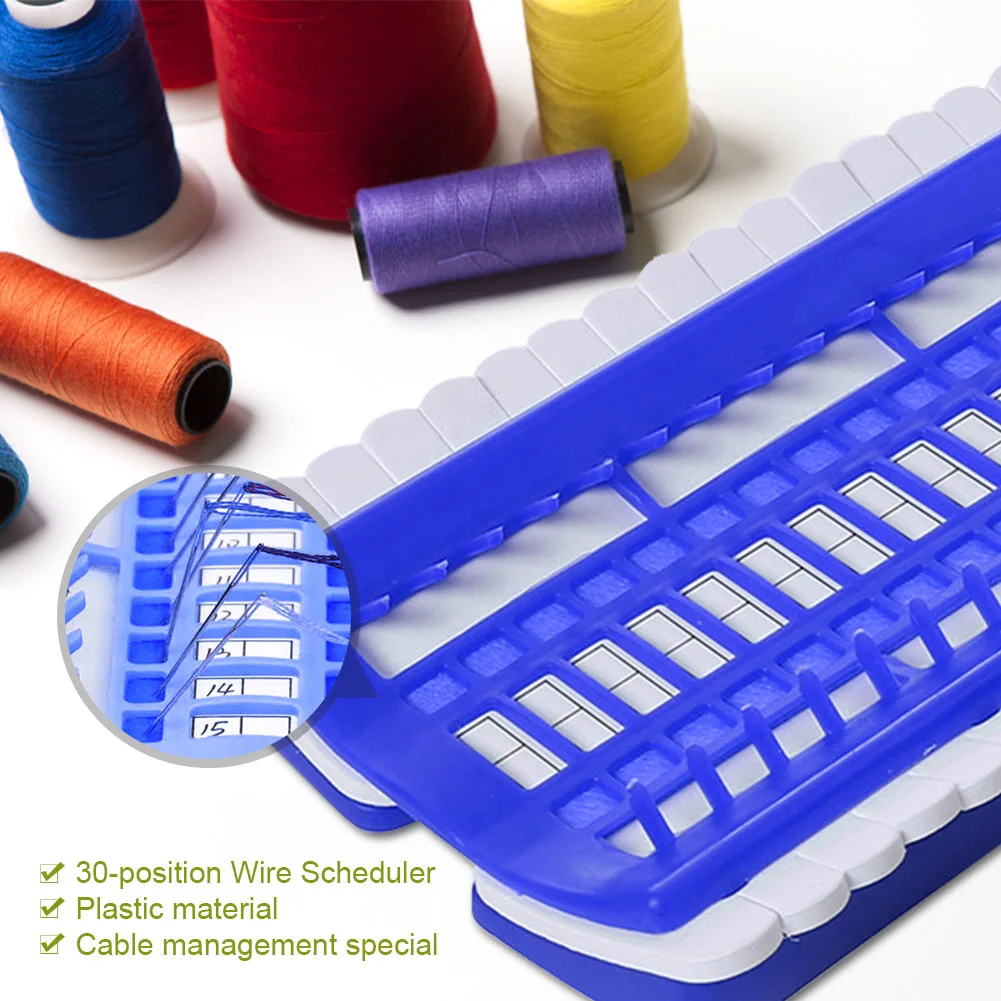 Cross Stitch Row Line Tools 30-Bit Embroidery Floss Thread Organizer Holder