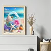 (Multi-Style)Beach Starfish and Shells-11CT Stamped Cross Stitch 40*50cm/15.75*19.69in