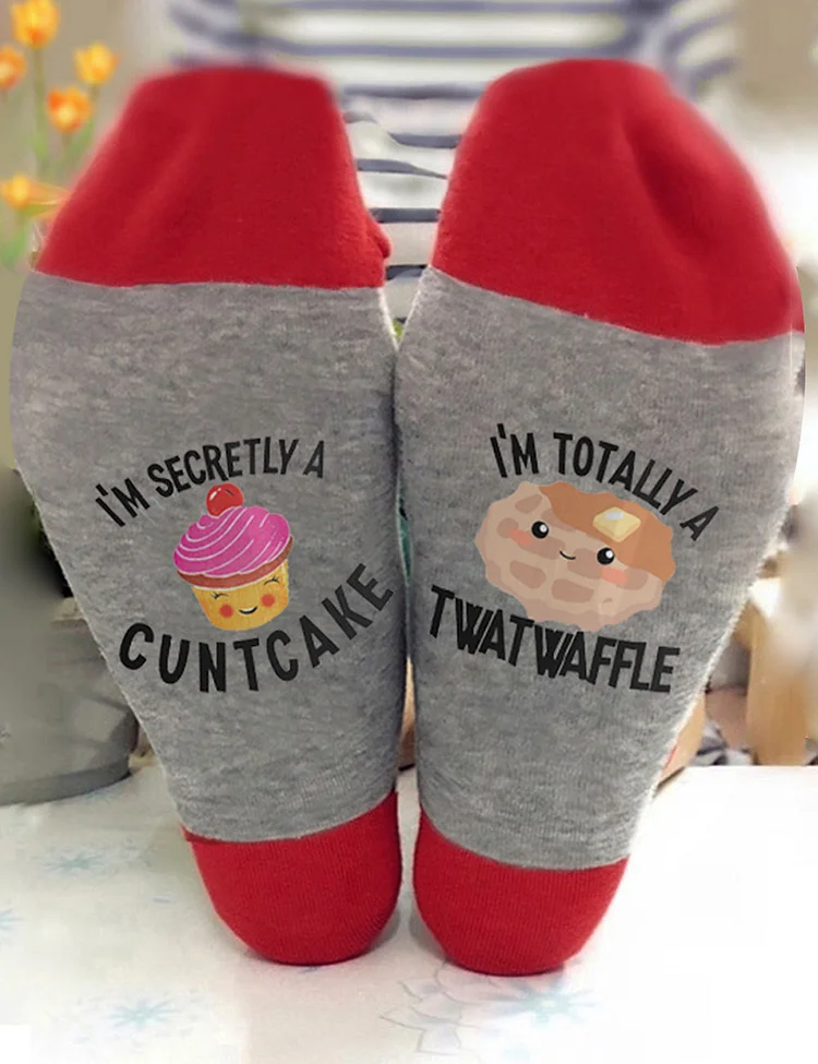 I'm Cuntcake Twatwaffle Socks