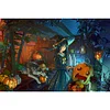 (60*40cm)Halloween Witch Wolf - Round AB Drill Diamond Painting