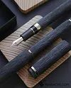 21K Gold-Nibbed, Engraved Ebonite Fountain Pen with a Mellow, Refined Feel