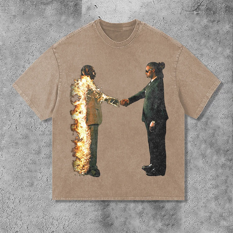 Metro Boomin Graphic Vintage Acid Wash T-Shirt
