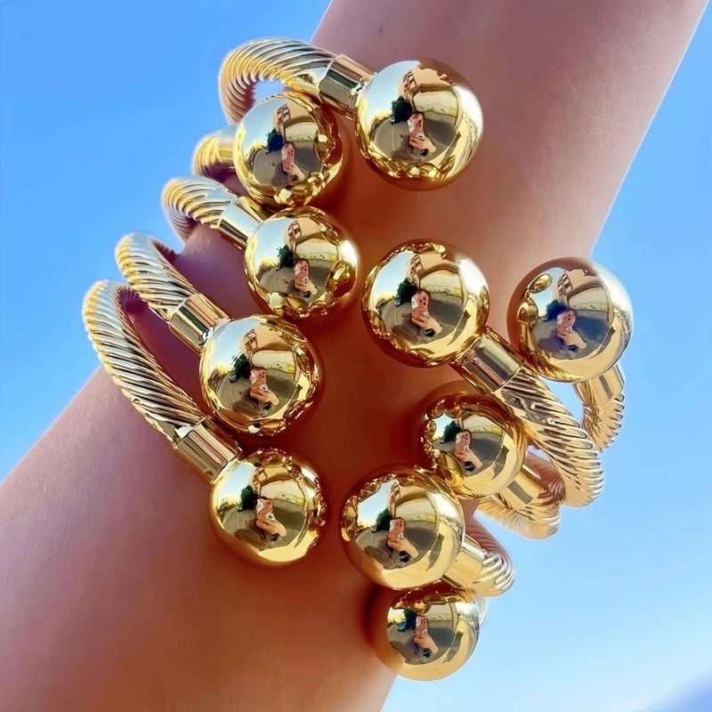 2024 New Twist C- Shaped Bracelet Copper 18K Gold 925 Silver Plated Multi-Functional Fashion Jewelry Women’s Bracelet