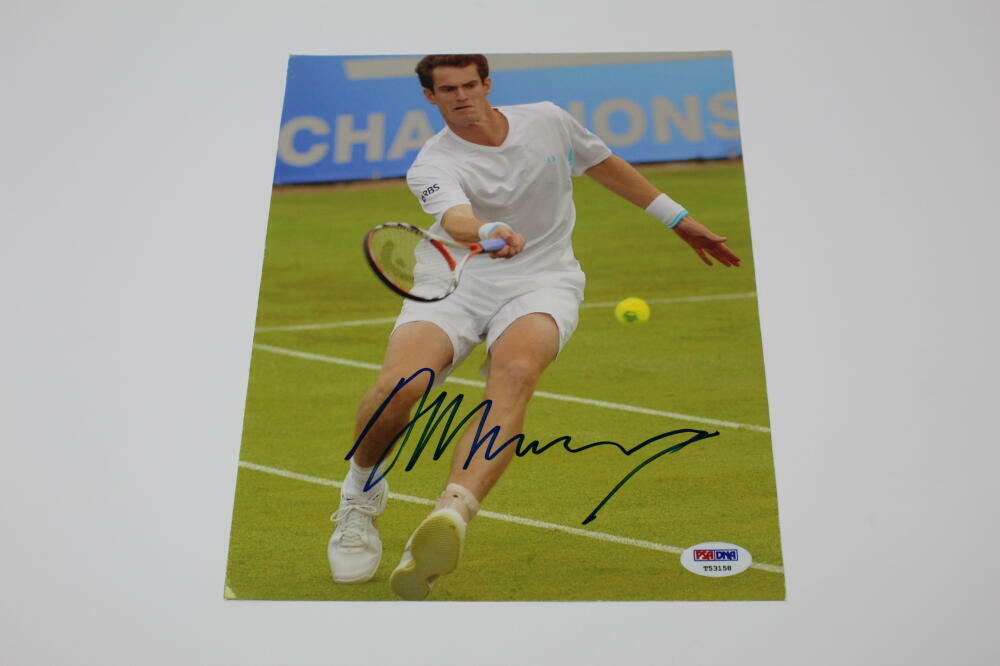 ANDY MURRAY SIGNED AUTOGRAPH 8x10 Photo Poster painting - WIMBLEDON, US OPEN CHAMPION PSA