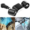 Dual Head Car Cooling Fan with Extension Arm Car Seat Headrest Fan for Back Seat
