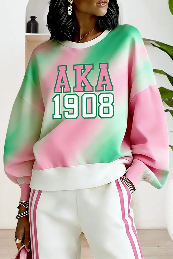 Alpha Kappa Alpha Sorority Gradient Sweatshirt