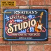Personalized Names：Guitar Girl Cave No Boy Vintage Metal Tin Signs/Wooden Signs