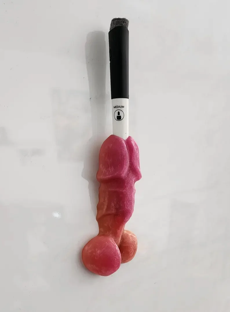 Funny Pen*s Shaped Magnet Pen Holder