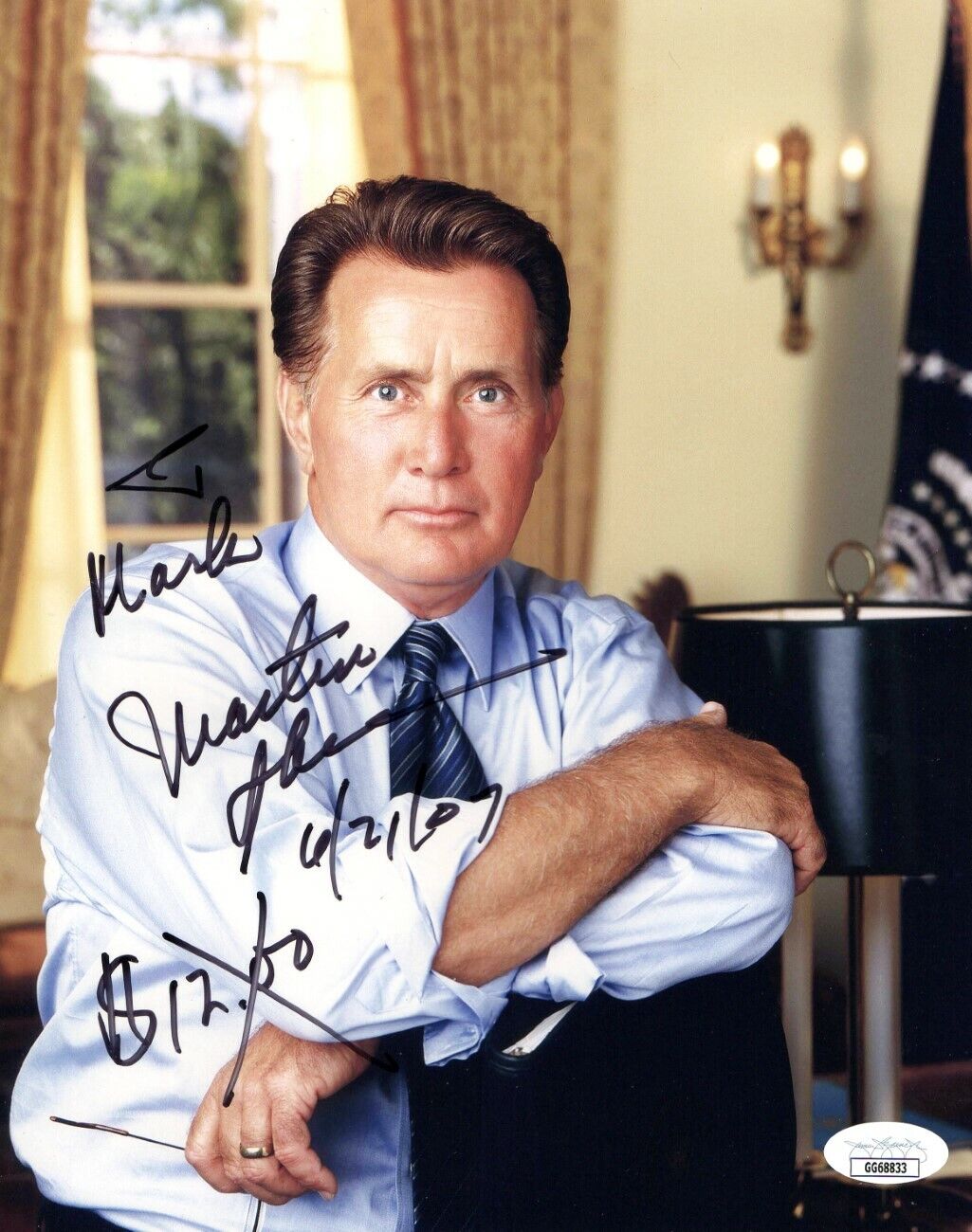 Martin Sheen Signed Autographed 8X10 Photo Poster painting The West Wing JSA GG68833