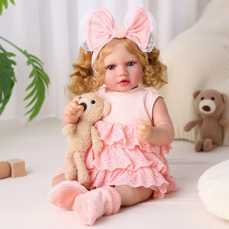 Babeside Quiet Reborn Baby Callie 20'' Toddler Girl Encouraging Emotions