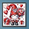 Diamond Painting-DIY Full Round Drill Valentines Day Gnome