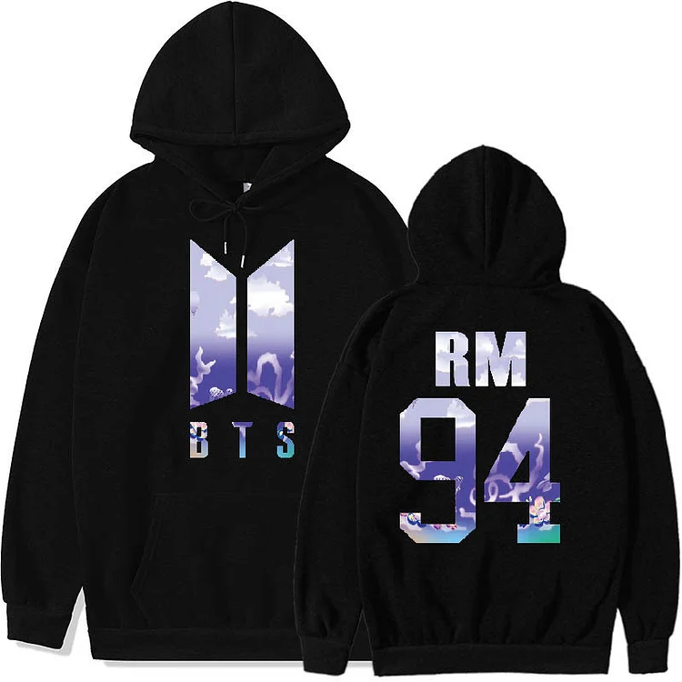 Bts hoodie outlet with all names