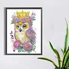 Diamond Painting-DIY Crystal Rhinestone Wreath Owl