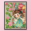 Ancient Girl-11CT Stamped Cross Stitch 40*50cm/15.75*19.69in