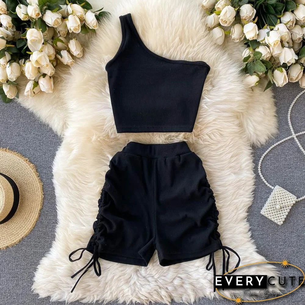 Solid Color  Two-Piece Set P14938