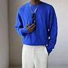 Men's New Large Size Round Neck Loose Knitted Sweater