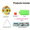 Diamond Painting Double Sided Acrylic Sunflower Bouquet Hanging Diamond Art Kits
