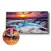 (US Only)Diamond Painting - Full Round Drill - Waterfall (Canvas|85*45cm)