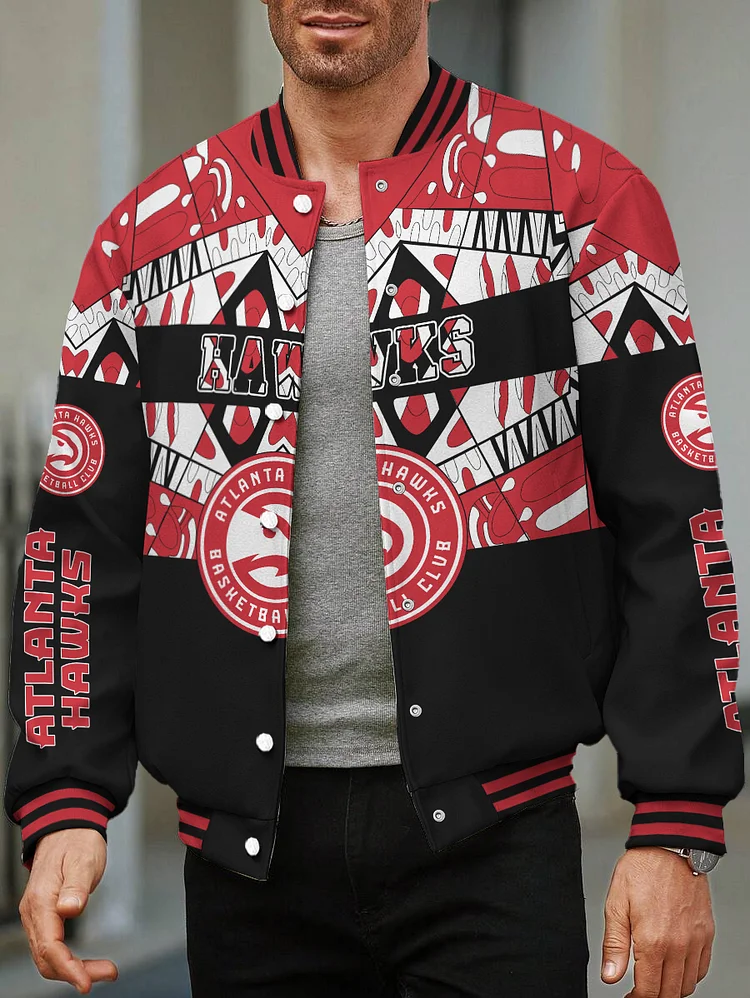 Atlanta Hawks Limited Edition Full-Snap Casual Jacket