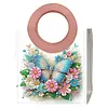 DIY 5D Diamond Art Painting Handbag with Round Handle Diamond Painting Kit Handbag Diamond Painting Bag for Women Casual Shopping Travel Daily Use
