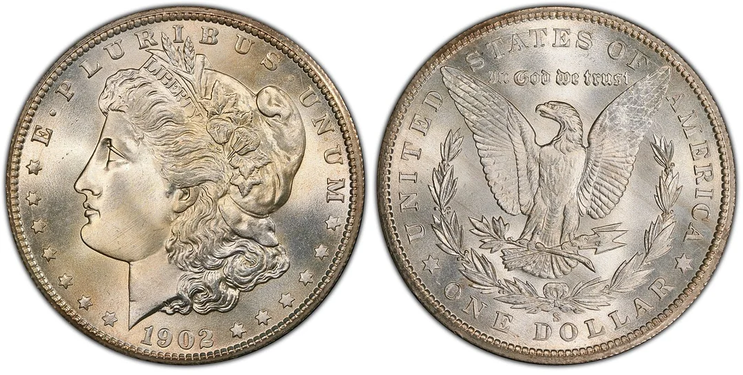 1902-S Morgan Silver Dollar $1