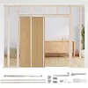 [US Local Warehouse] 2 Set Pocket Door Frame Kits with 220LBS Two-Way Soft-Close Mechanism Hidden Door Kit Sliding Hardware Smoothly and Quietly Easy to Install (24-36x80in)