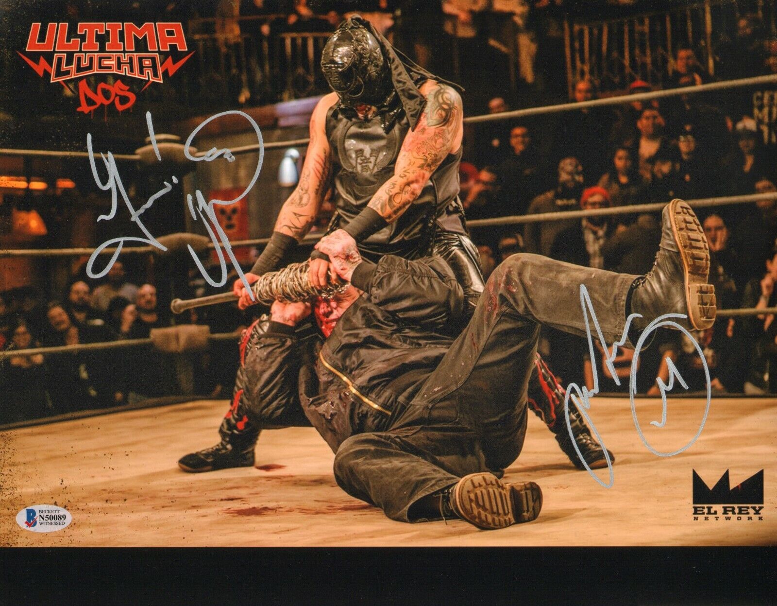 Pentagon Jr Vampiro Signed 11x14 Photo Poster painting BAS Beckett COA Lucha Underground WCW AAA