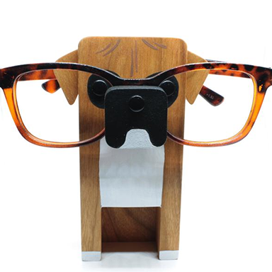 Andrew-Handmade Boxer Dog Eyeglasses Stand