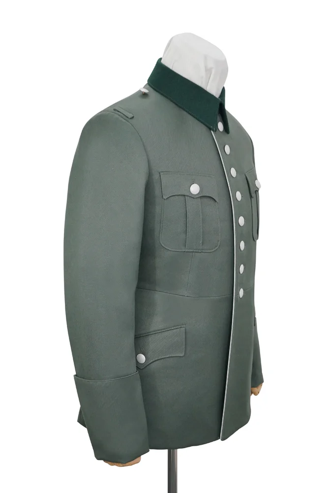   Wehrmacht German M1927 General Officer Gabardine Piped Service Tunic Jacket II German-Uniform