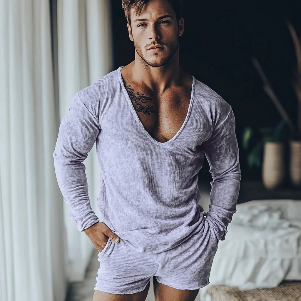 Men's Knitted Lightweight Shorts Multifunctional Set-INSPIREUSE