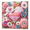 (Pre-Framed)Good Morning-Special Shape Diamond Painting Kit(25x25cm)