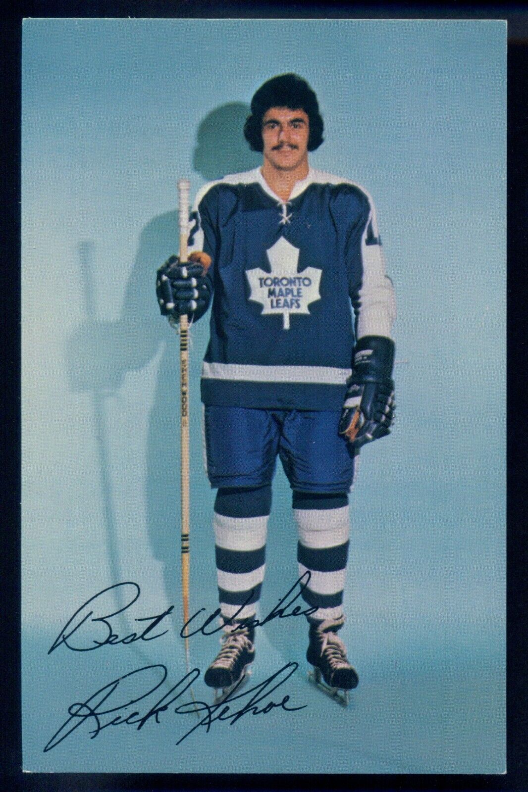 1970'S ORIGINAL TEAM ISSUE Rick Kehoe RC YEAR TORONTO MAPLE LEAFS CARD Photo Poster painting NM