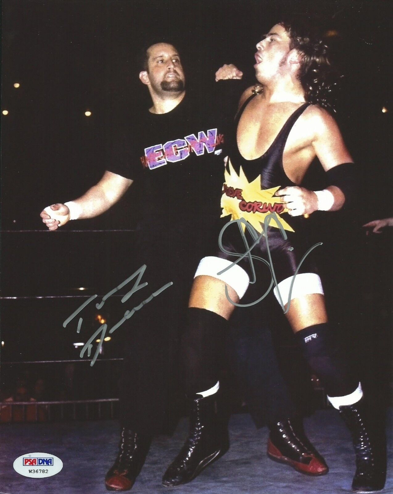 Tommy Dreamer & Steve Corino Signed WWE 8x10 Photo Poster painting PSA/DNA COA ECW Picture Auto