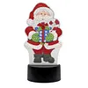 DIY Diamond Painting 7 Color Night Light Lamp Home Decoration Ornament Gift Kit(Santa Claus)