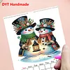 2027 New DIY Diamond Painting Wall Calendar Kit 12-Month Flip Calendar Design Home Decor