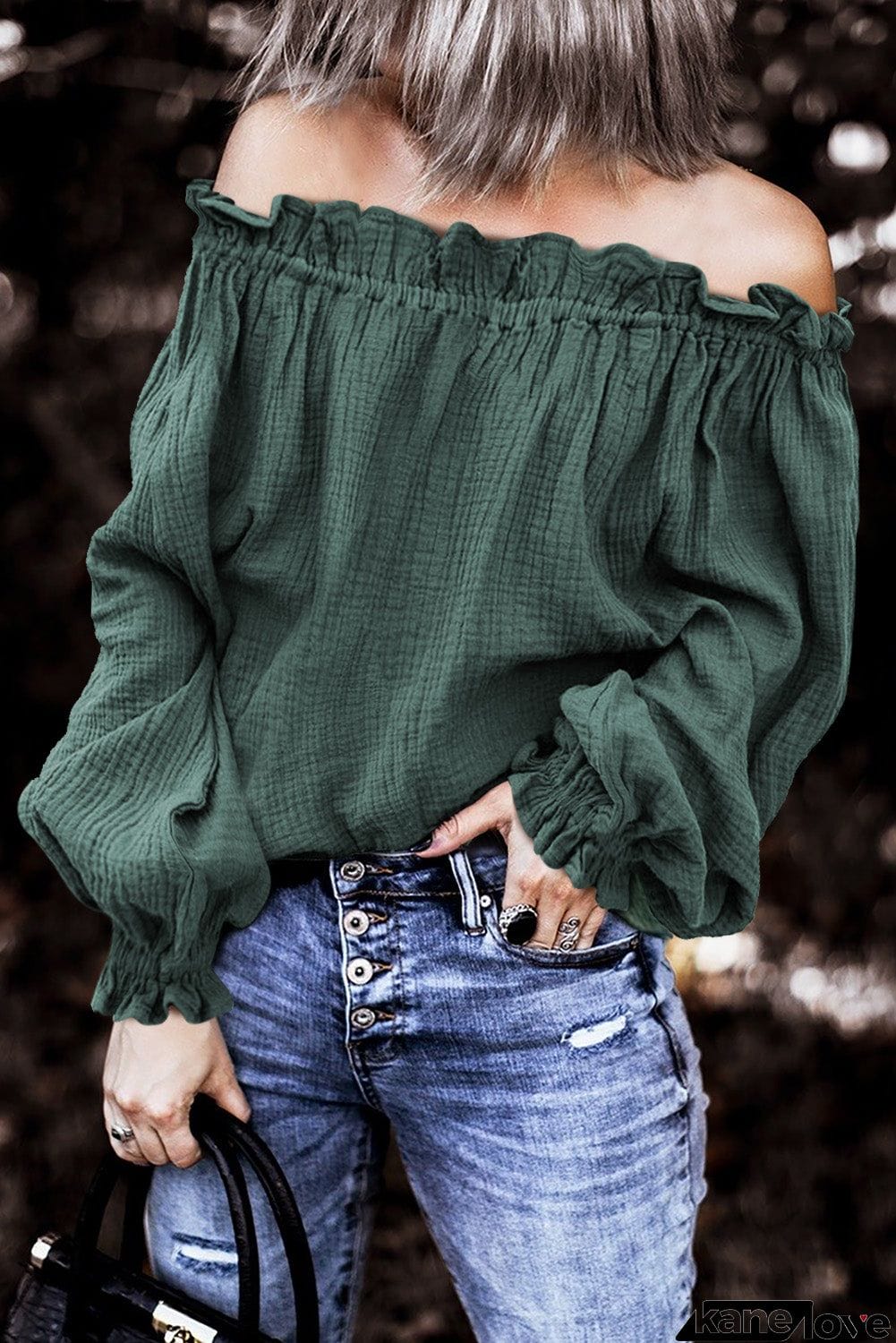 Off-the-shoulder Ruffle Top