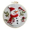 Snowman-Embroidery Kit