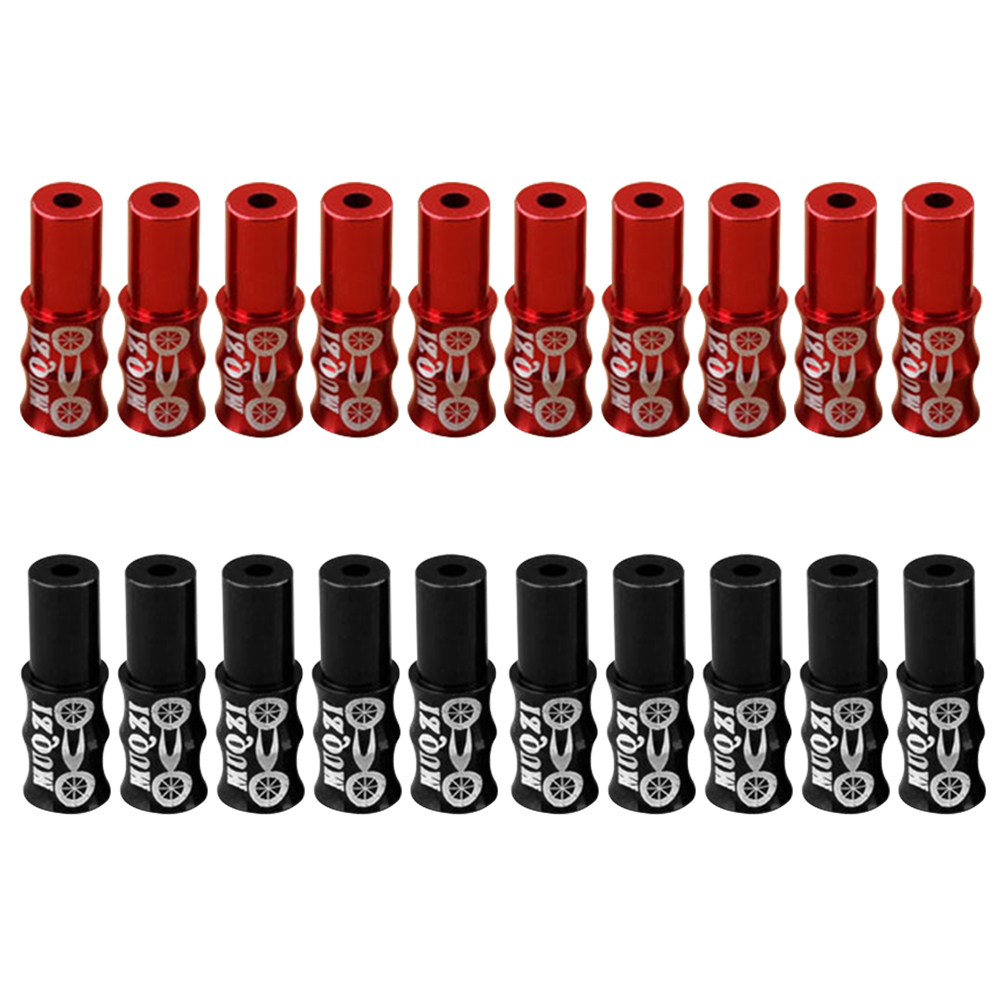 

MUQZI 10pcs Bicycle Brake Shift Line Pipe Cap MTB Bike Cable Tube Tip Cover, Red, 501 Original