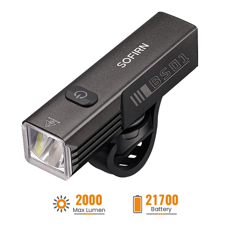 Sofirn BS01 2000 Lumens USB-C Rechargeable LED Bike Light