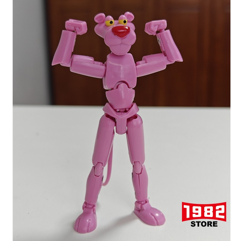 FJ Pink Panther Model Action Figure Collectible Ornament Craft Decoration Toy for Home and Office Decor