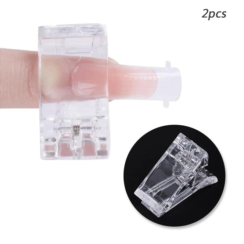 1/2/5PCS/Set Nail Tips Clip Quick Building Plastic Extension Clamp Assistant Tool DIY  Plastic Extension Clamp-Nail Inspo