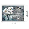 Vase Full 14CT 2 Strands DIY Counted Embroidery Needlepoint Starter Kits 19.69x12.99 Inch Cross Stitch Art and Crafts Kits Cross Stitch Patterns Arts Craft Kits for Beginners Adults Home Decor