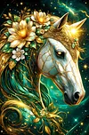 Luxury AB Velvet Diamond Painting Kit - Horse