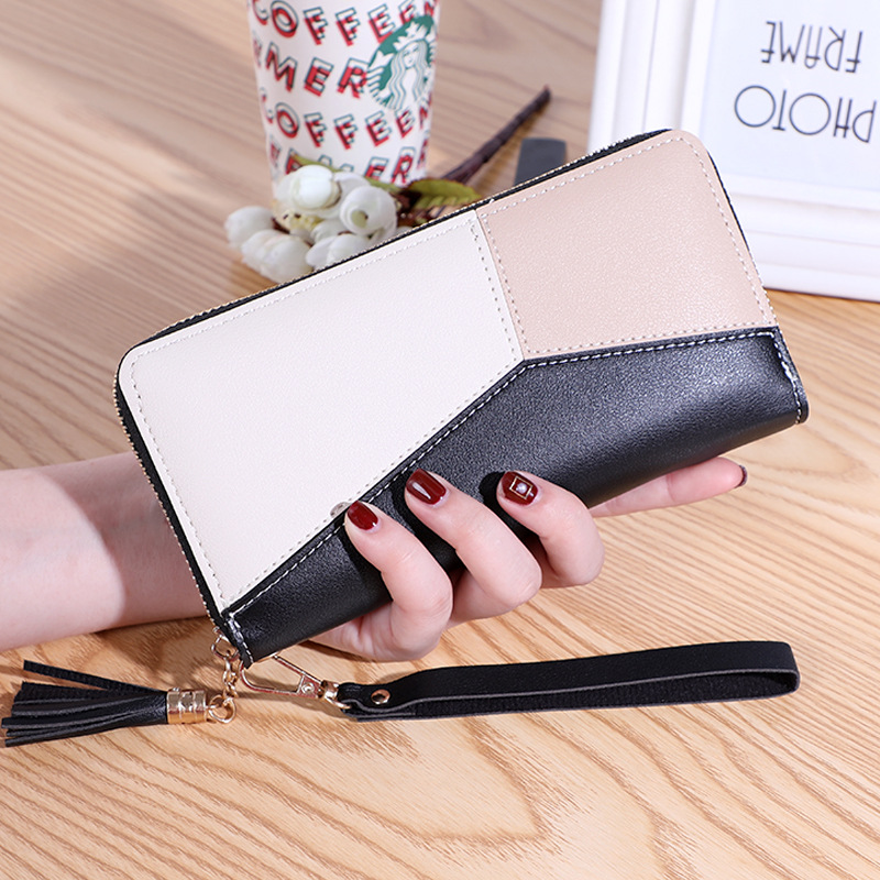 Gamintor Fashion Zipper Wallet Ladies Long Wallet Tote Bag Coin Card Holder PU Leather Wallet Wallet Back to School